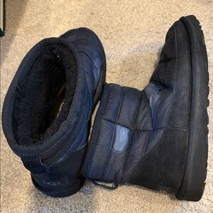 UGG Dark Quilted Winter Boots